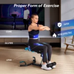 MERACH Deep Squat Machine Adjustable Glutes Trainer Machine Core Leg Push Up Workout Machine Multifunctional Buttocks Machine - Image 5