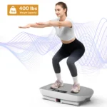 MERACH Vibration Plate Device Powered Vibration Platform for Full Body Training Burning&Muscle Building Weight Loss&Shaping
