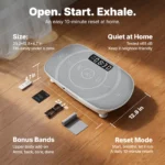 MERACH Vibration Plate Device Powered Vibration Platform for Full Body Training Burning&Muscle Building Weight Loss&Shaping - Image 7