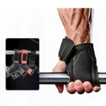 Professional Pull-up Deadlift Wrist and Hand Guard Gloves,Thick PU Weightlifting Gloves,Wear-Resistant Powerlifting Gloves - Image 6