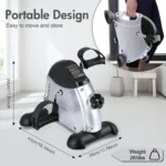 Mini Under Desk Pedal Exerciser Bike Multi-Function Motorized Digital With LCD Screen Display for Leg Arm and Knee for Elderly - Image 6