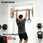 Strength Training Pull-up Bars with Level Gauge Adjustable Width Max Load Capacity Chin Up Bar For Doorway