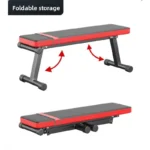 Multifunctional Folding Flat Bench for Dumbbell Workout Adjustable Fitness Training Equipment Home Gym Exercise Machine - Image 4