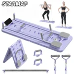 Multifunctional Abdominal Board Resistance Bands Hand Grips Push Ups Stands Abdominal Muscle Curling Home Fitness Equipment