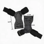 Professional Pull-up Deadlift Wrist and Hand Guard Gloves,Thick PU Weightlifting Gloves,Wear-Resistant Powerlifting Gloves - Image 3