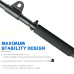 Lat Pull Down Bar 39.4'' Lat Pulldown Attachments Tricep Bar with 360 Swivel for Pulley System Gym Cable Machine Attachments - Image 4
