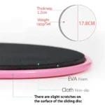 2pcs Solid Color Yoga Sliding Discs, Yoga Fitness Foot Sliding Pads, Workout Equipment For Abdominal Core Training, Body Shaping - Image 3