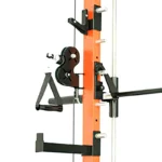 #￥Multifunctional Smith Machine With Cable Crossover System Full Cage Power Rack Home Garage Weight Training Gym Machine - Image 4