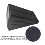 3-Piece Set Yoga Bricks Squat Wedge Blocks Block Ramp Deadlift Slant Board Adjustable Non-Slip Calf Foot Stretching Sports Gym - Image 3