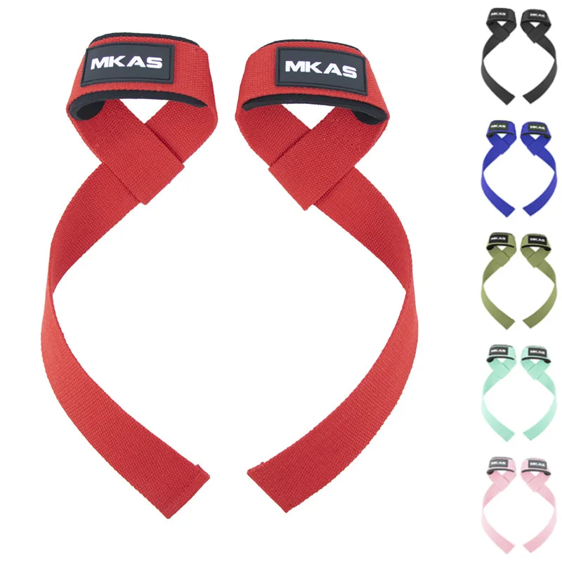 kf-Sbaf13b964cc24ce494bf1af573e1e8a5s 1Pair Non-slip Strap Gym Dumbbell Workout Weights Lifting Straps Crossfit Fitness Equipment Wrist Wrap Lift Exercise Training - Image 1