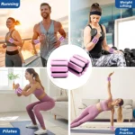 1lb Adjustable Wrist Ankle Weights Invisible Silicone Weighted Bracelets for Men Women Yoga Pilates Gym Walking FitnessEquipment - Image 6