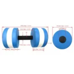 2pcs EVA Water Foam Floating Dumbbell Swimming Pool Water Weight Aerobics Automatic Float Aquatic Barbell Swim Fitness Dumbbell - Image 6